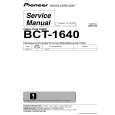 PIONEER BCT1640 Manual de Servicio