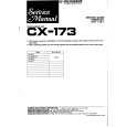 PIONEER CX173 Manual de Servicio