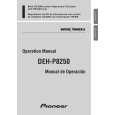 PIONEER DEH-P8250/XN/ES Manual de Usuario