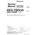 PIONEER KEH1900R Manual de Servicio