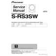 PIONEER S-RS3SW/WDLPWXJ Manual de Servicio