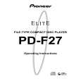 PIONEER PD-F27 Manual de Usuario