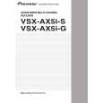 PIONEER VSXAX5IS Manual de Usuario
