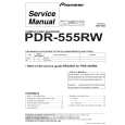 PIONEER PDR-555RW Manual de Servicio