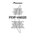 PIONEER PDPV402 Manual de Usuario