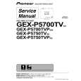 PIONEER GEX-P5750TV/ES Manual de Servicio