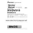 PIONEER XV-DV515 Manual de Servicio