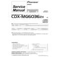 PIONEER CDXMG6036zh Manual de Servicio