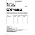 PIONEER CX653 Manual de Servicio