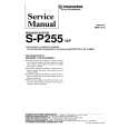 PIONEER SP255 XEP Manual de Servicio