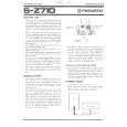 PIONEER SZ71D Manual de Usuario