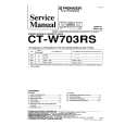 PIONEER CT-W703RS Manual de Servicio