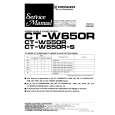 PIONEER CT-W650R Manual de Servicio