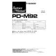 PIONEER PD-M92 Manual de Servicio