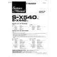 PIONEER SX540XE Manual de Servicio