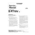 PIONEER SP770V/XE Manual de Servicio