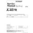 PIONEER A407R Manual de Servicio