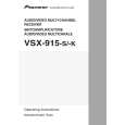 PIONEER VSX915S Manual de Usuario