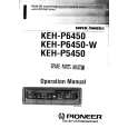 PIONEER KEHP5450 Manual de Usuario