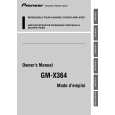 PIONEER GM-X364/XR/EW Manual de Usuario