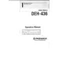 PIONEER DEH436 Manual de Usuario