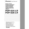PIONEER PDPS25LR Manual de Usuario