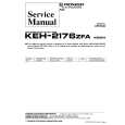 PIONEER KEH2176ZFA X1B/EW Manual de Servicio