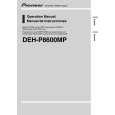 PIONEER DEH-P8600MP/EW Manual de Usuario