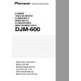 PIONEER DJM-600 Manual de Usuario