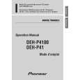 PIONEER DEH-P410 Manual de Servicio