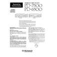 PIONEER PD7500 Manual de Usuario