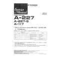 PIONEER A-227 Manual de Servicio