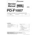 PIONEER PD-F1007/KU Manual de Servicio