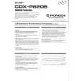 PIONEER CDXP620 Manual de Usuario