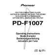 PIONEER PDF1007 Manual de Usuario