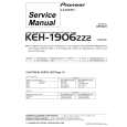 PIONEER KEH1906 Manual de Servicio