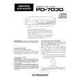 PIONEER PD7030 Manual de Usuario
