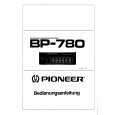 PIONEER BP-780 Manual de Usuario