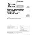 PIONEER DEHP2000 Manual de Servicio