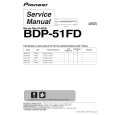 PIONEER BDP-51FD/WSXJ5 Manual de Servicio
