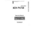 PIONEER KEHP4750 Manual de Usuario