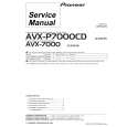 PIONEER AVXP7000CD Manual de Servicio