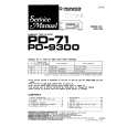 PIONEER PD71 Manual de Servicio