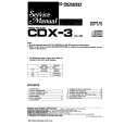 PIONEER CDX3 Manual de Servicio