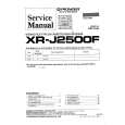 PIONEER XRJ2500F Manual de Servicio