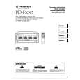 PIONEER PDF100 Manual de Usuario