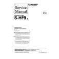 PIONEER SHF9 Manual de Servicio