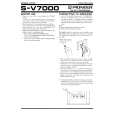 PIONEER SV7000 Manual de Usuario