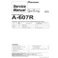 PIONEER A607R Manual de Servicio