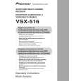 PIONEER VSX516S Manual de Usuario